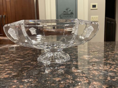 Versace für Rosenthal Medusa Kristallschüssel mit Sockelständer EUC - Bild 2 von 10
