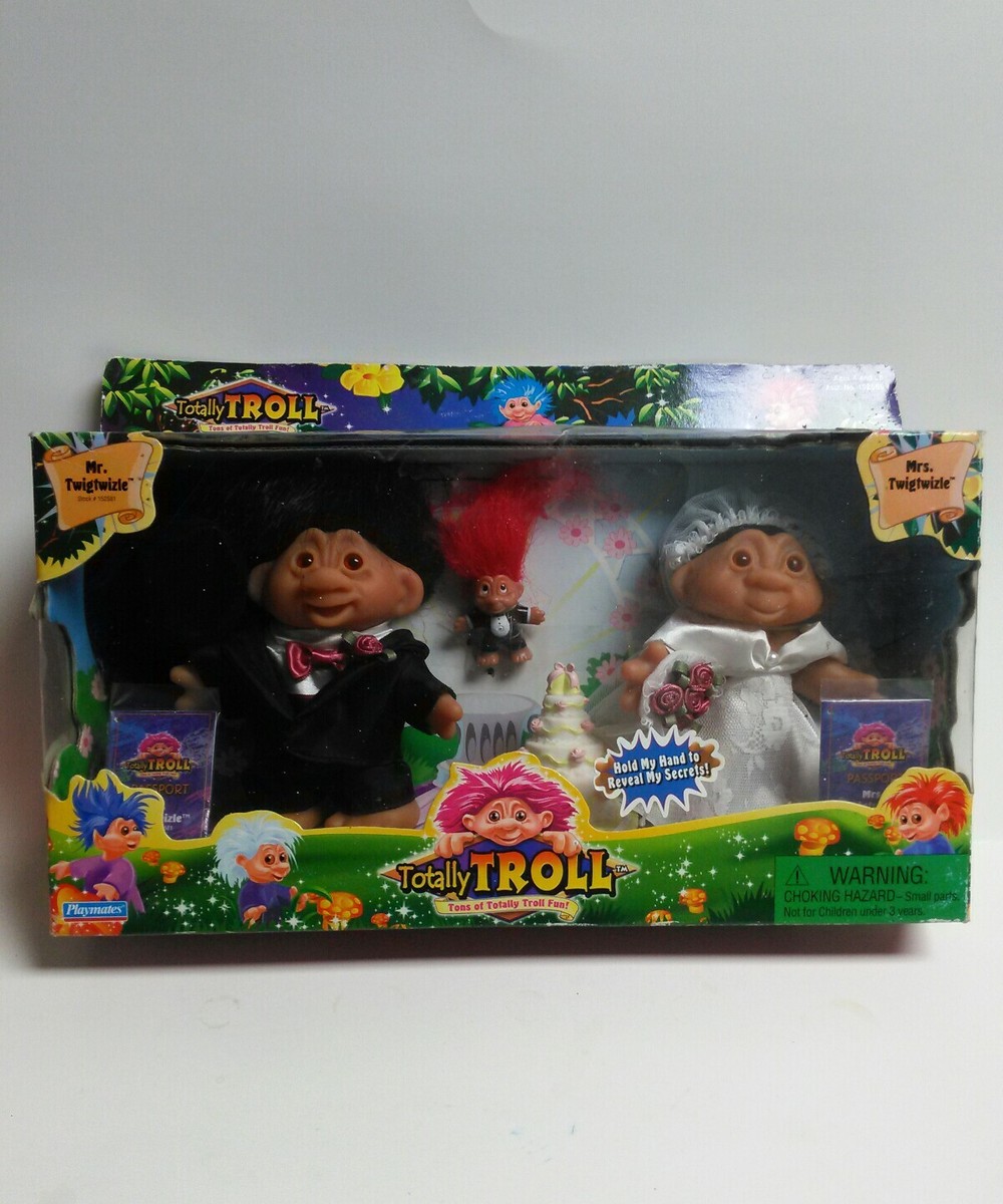 Totally Troll Mr. & Mrs. Twigtwizle Set Newly Weds Playmates