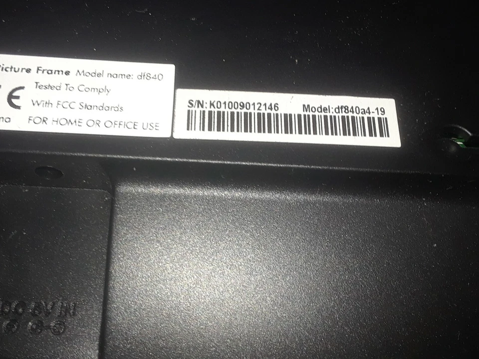 HP 8" Digital Picture Frame DF840 - Image 2 of 3
