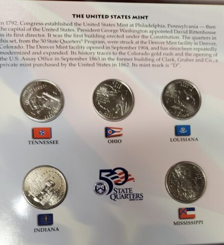 The 50 State And Quarter & Euro Coin Collection 2002 US Mint - Bild 2 von 10