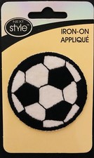 Soccer Ball Patch Brand New Iron On Futbol Patch