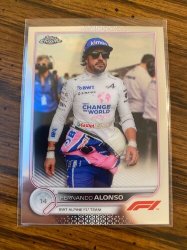 2022 Topps Chrome F1 Formula 1 Base Cards #1-200 Complete Your Set (You Pick) - Picture 17 of 201