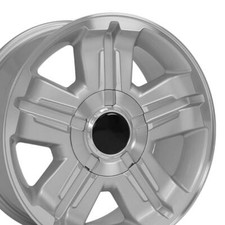 18 Inch Silver 5300 Wheels Set4 Fit Suburban Tahoe Silverado Z71