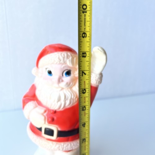 60s vintage Santa Claus Sanitoy INC N.Y. N.Y. U.S.A. 8.5” Working Squeaky Toy - Picture 7 of 7