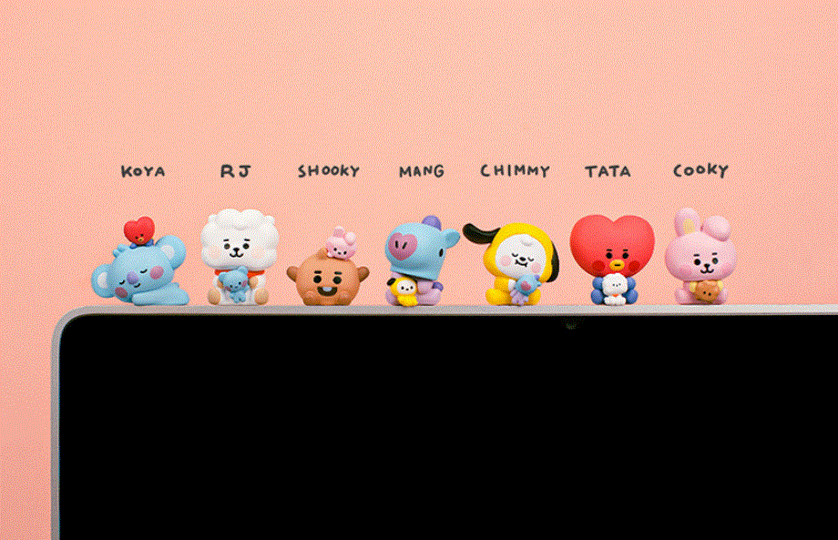 最新 BT21 モニターフィギュア ver.3 リトルバディー