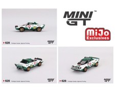 Mini GT 1:64 Lancia Stratos HF 1975 Rally Sanremo Winner 11 White MGT00628 Car