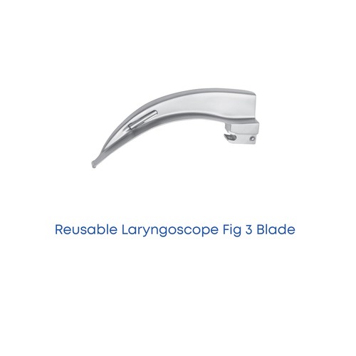 Laringoscopio de fibra óptica Mac Fix tubo hoja y mango EMT kit de intubación reutilizable - Imagen 6 de 7
