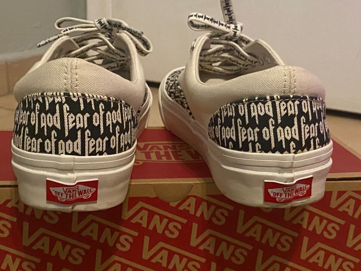 Size 8 - VANS Era 95 DX x Fear of God Collection 2 FOG White Size 8 - VANS Era 95 DX x Fear of God Collection 2 FOG White