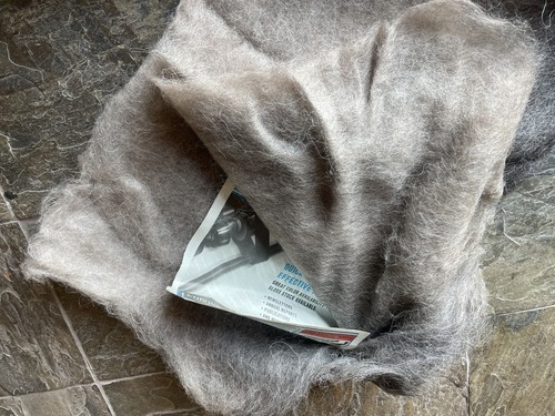 Batting Washed Navajo Churro WOOL ROVING spinning NICE felting fiber Batt fleece - Picture 6 of 7
