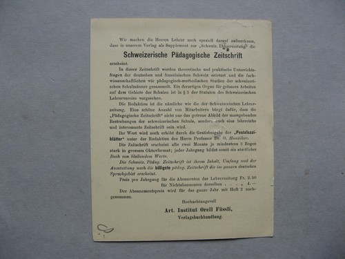 SWITZERLAND, card, cash on delivery 1908 - Picture 2 of 2