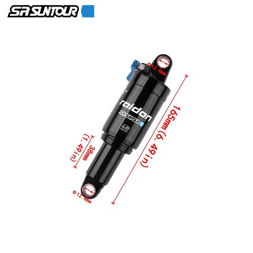 MTB Rear Shock 165mm 190mm 200mm XC Air Suspension Lockout For SR SUNTOUR - Picture 12 of 21