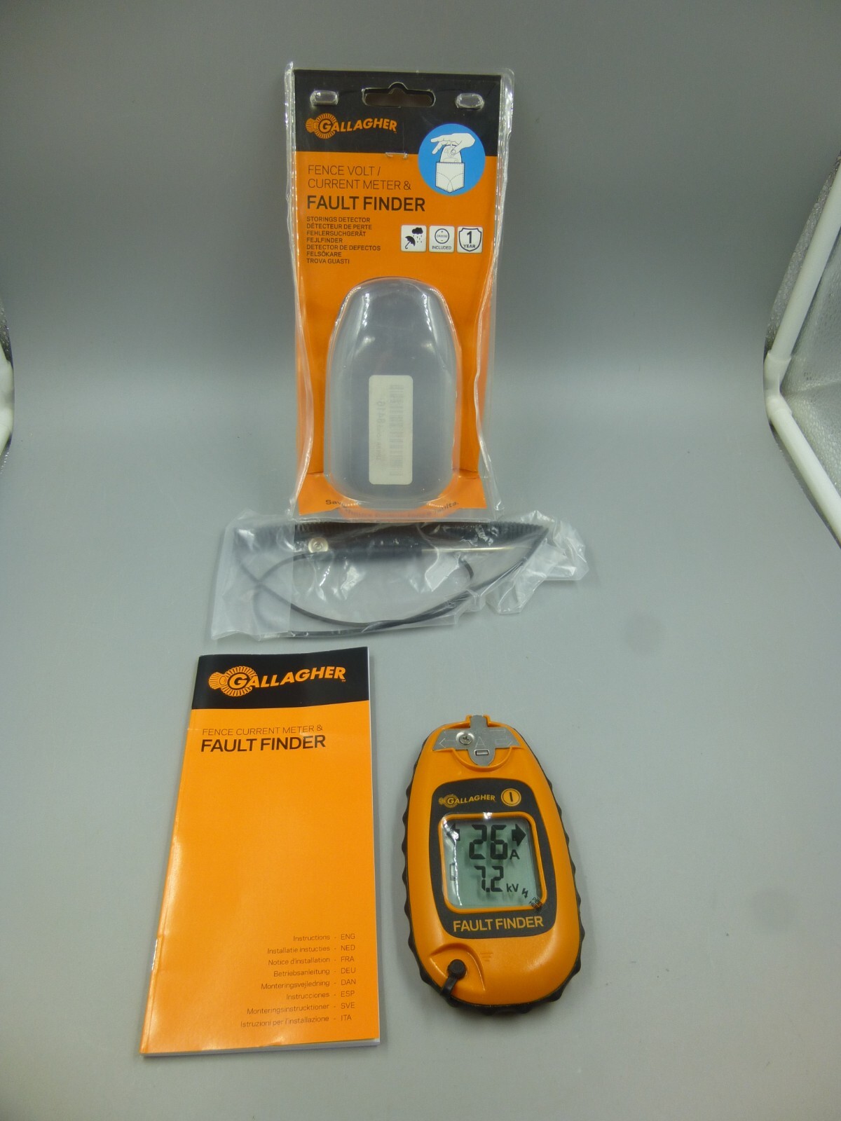 Gallagher G50905 Electric Fence Volt current Meter and Fault Finder