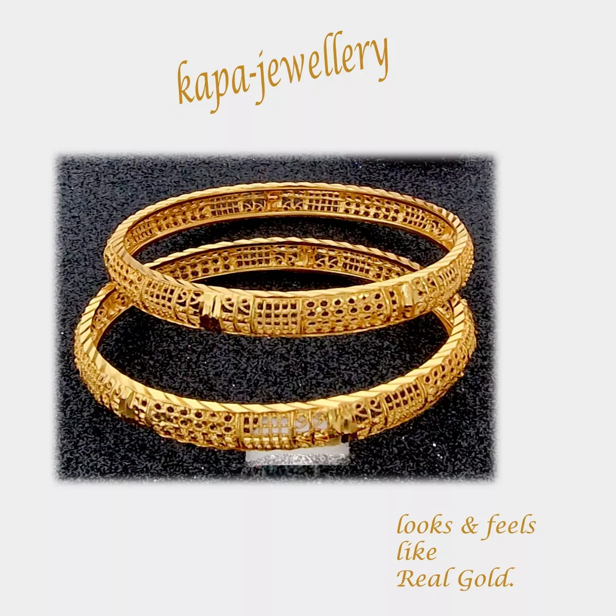 Gold plated bangles online designs with price