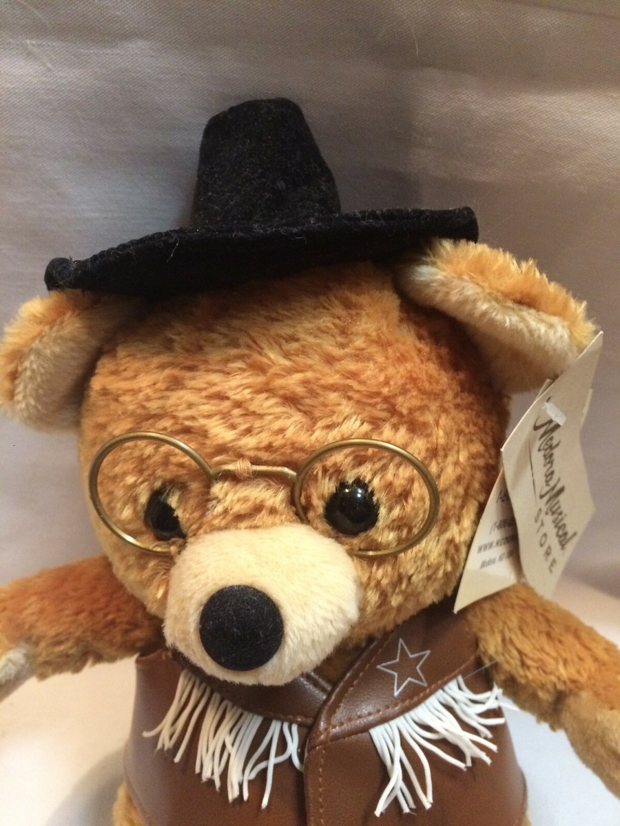 SPECTACULAR SOUND／THE TEDDY BEARS Sheriff Teddy Bear Plush By Medora Musical North Dakota