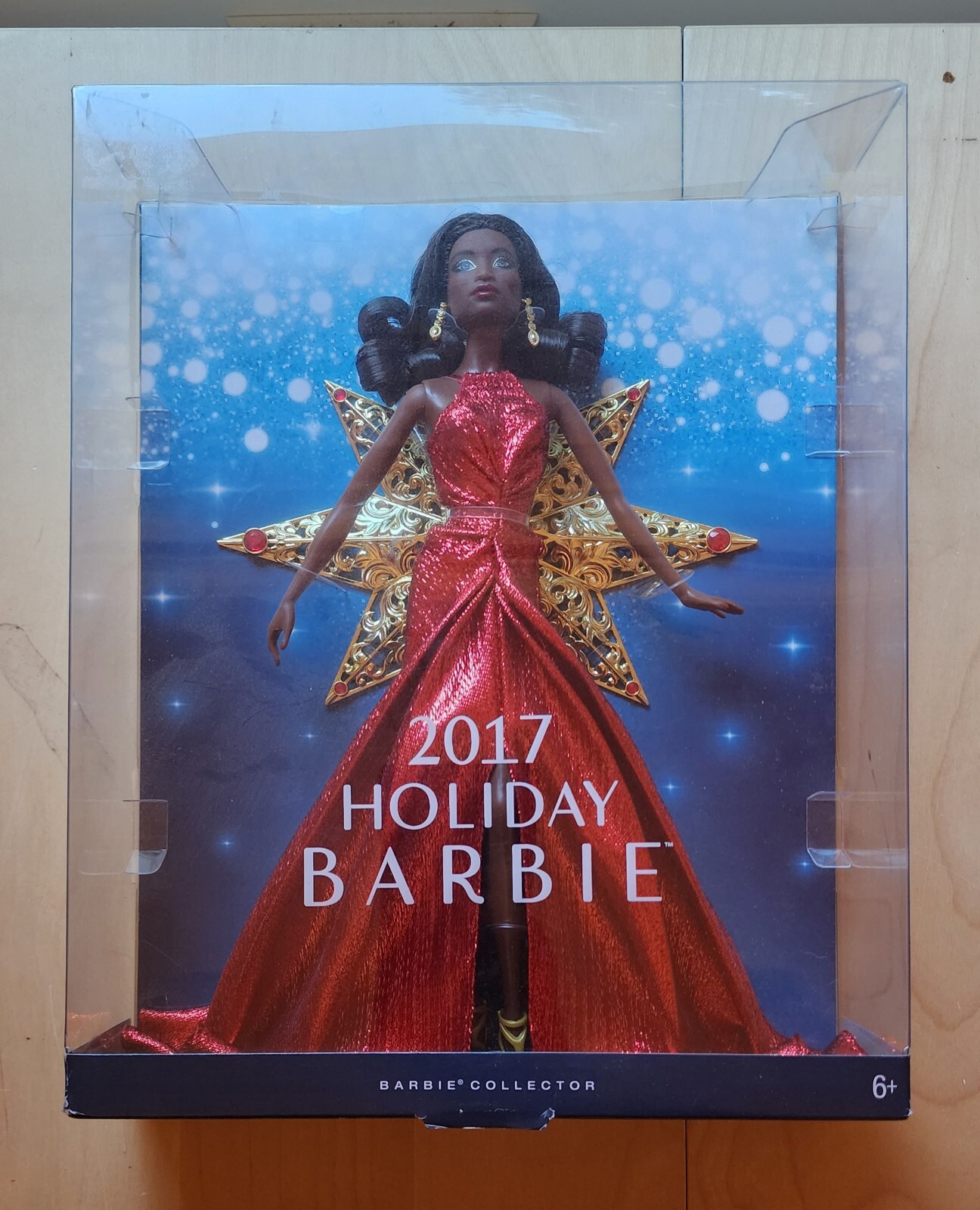 New Vintage  2017 Holiday Barbie African American Barbie Dol