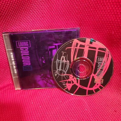 LIVING COLOUR Stain 1993 audio music compact disc CD 90s vintage