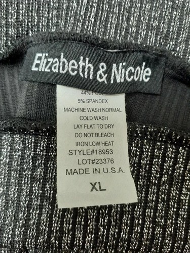Elizabeth and Nicole Skirt STY 18953 BlackxMulticolor XL - Picture 6 of 8