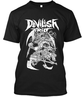 Limited New Popular Devilish Trio American Classic Graphic Retro T-SHIRT S-4XL
