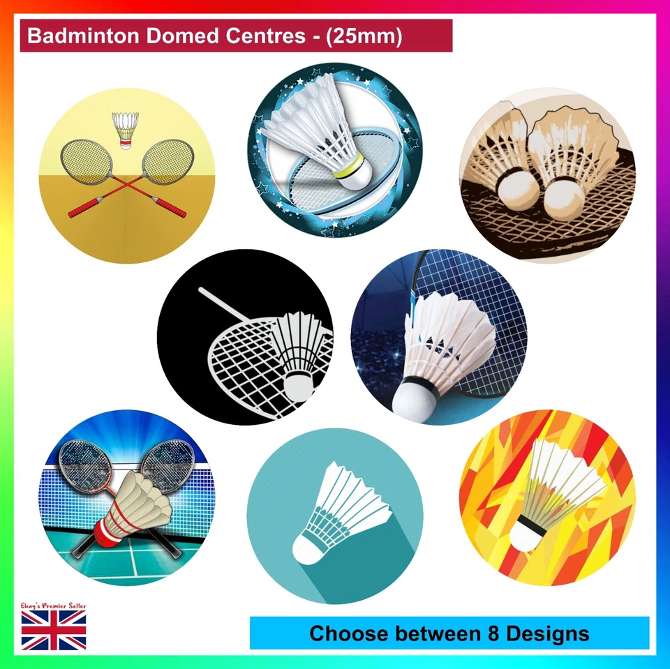 TROPHY PLANET BADMINTON TROPHÄENZENTREN - 2,5 cm passt Trophäen & Medaillen, Sport Acryl Einsätze