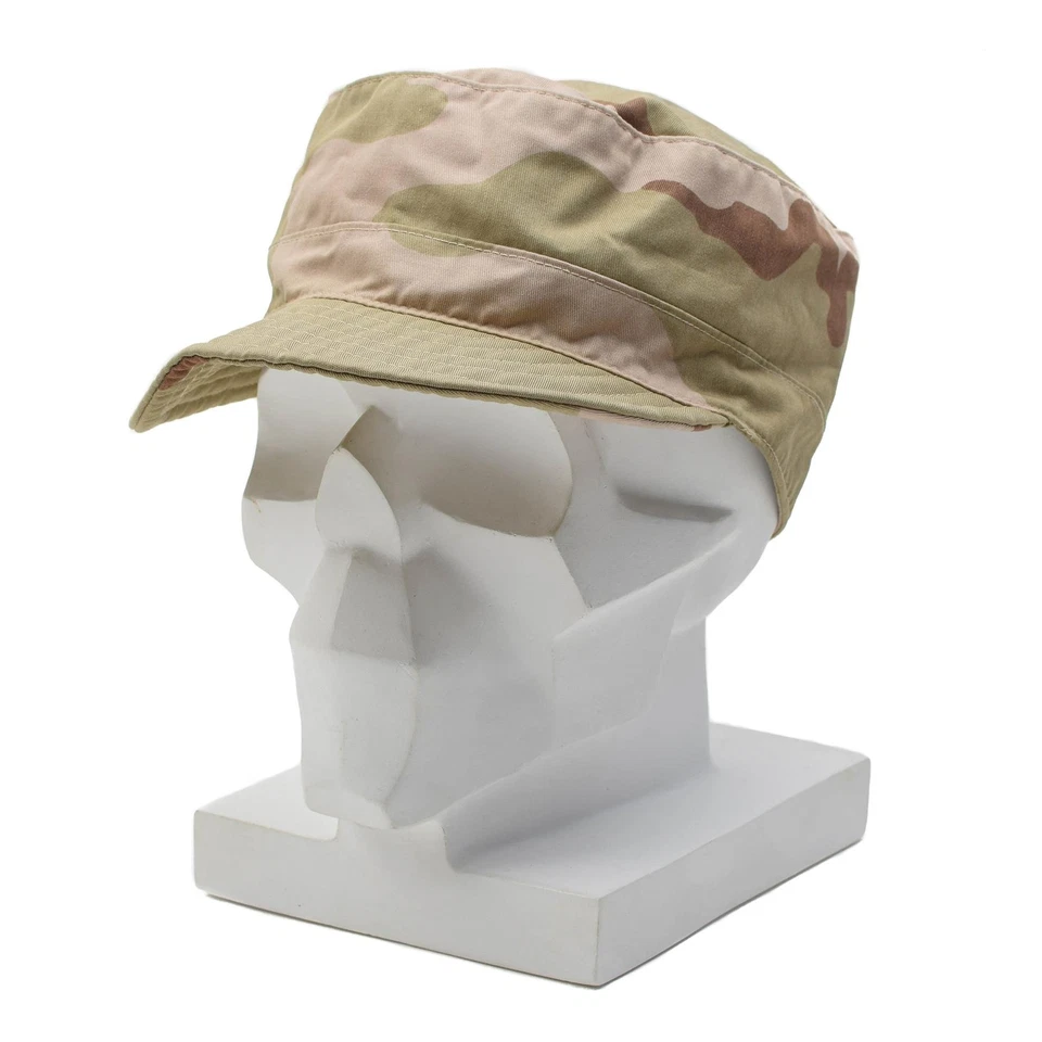 Original Dutch Military Fatigue Cap Outdoor Tactical Hat Desert Camouflage - Image 3 of 3