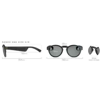Bose Frames Rondo Audio Sunglasses - Black for sale online Bose Frames Rondo Audio Sunglasses - Black for sale online