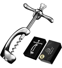 NEW GOURMET EASY WINE OPENER PRO - 100% ORIGINAL - BOTTLE OPENER CORKSCREW