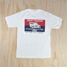 Vintage 80s Joest Racing Porsche 956 T-Shirt White XL Hanes Beefy-T USA Made
