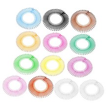 Healeved 13Pcs Stretch Hair Comb Set Flexible 1 Count Pack of 1 , As Shown