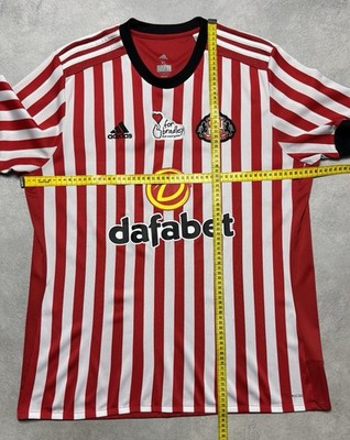 SUNDERLAND 2017 2018 HOME FOOTBALL SHIRT SOCCER JERSEY ADIDAS