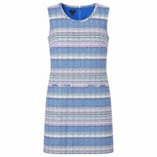 Talbots Ladylike Tweed Sheath Dress Womens 10 East Coast Luxe Executive Core