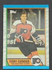 Terry Carkner 1989-90 Topps #3 Philadelphia Flyers