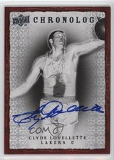 2007-08 Upper Deck Chronology Auto Clyde Lovellette #18 Auto HOF 7v7