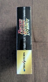 Fighters History Dynamite Sega Saturn Japan Big box And RAM Cib