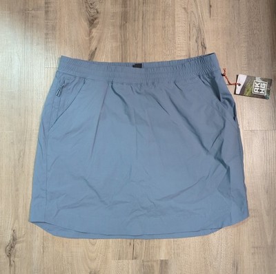 Alaskan Hardgear AKHG Women's Outdoor Pull On Stretch Skort Skirt Sz 14 Blue NWT