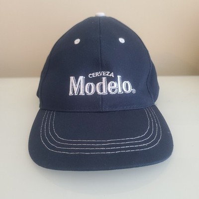 Cerveza Modelo Mens Blue Adjustable Strap Back Baseball Hat Cap