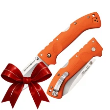 Cold Steel Ultimate Hunter Folding Knife TriAd Lock Pocket Clip (Orange) RUGGED