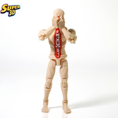SUPER 3D The Backrooms Skin-Stealer 14cm Multi-Joint Action Figure Toy
