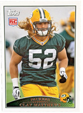 Clay MATTHEWS ROOKIE CARD Green Bay PACKERS Football 2009 Topps MINT!. rookie card picture