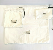 NEW Authentic Gucci White Satin Dust Bag Cover - different sizes available