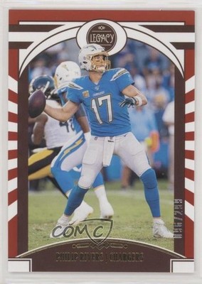 2020 Panini Legacy Red 96/299 Philip Rivers #49 1u6