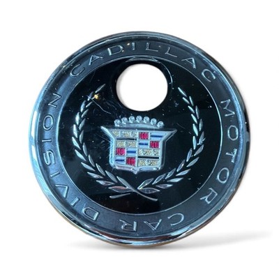 Cadillac Shield Crest Emblem 1994-1999 Deville Trunk Bage 3536690 Grey Border