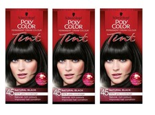 Image of 3x Schwarzkopf Poly Color Tint Hair Dye Permanent All Shades Unisex Multi Pack