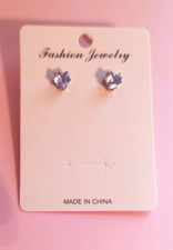 New Fashion Jewelry Teens Womens Heart Shape Stud/Post Earrings for Pierced Ears