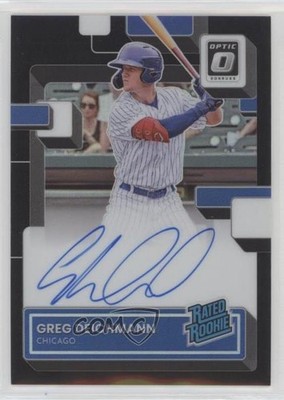 2022 Panini Donruss Optic Black Prizm 6/49 Greg Deichmann #RRS-GD Auto 0u72