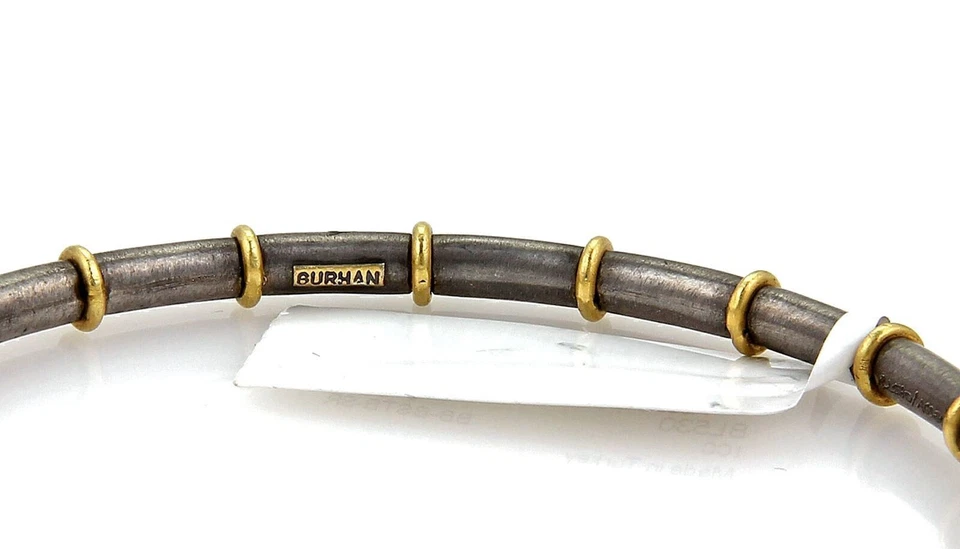 Полуночный браслет Gurhan из золота 24 карата и темного стерлингового серебра - Изображение 3 из 4