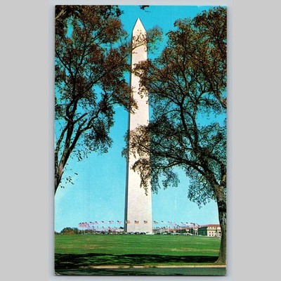 Postcard Washington Monument DC Famous Landmark Photochrome