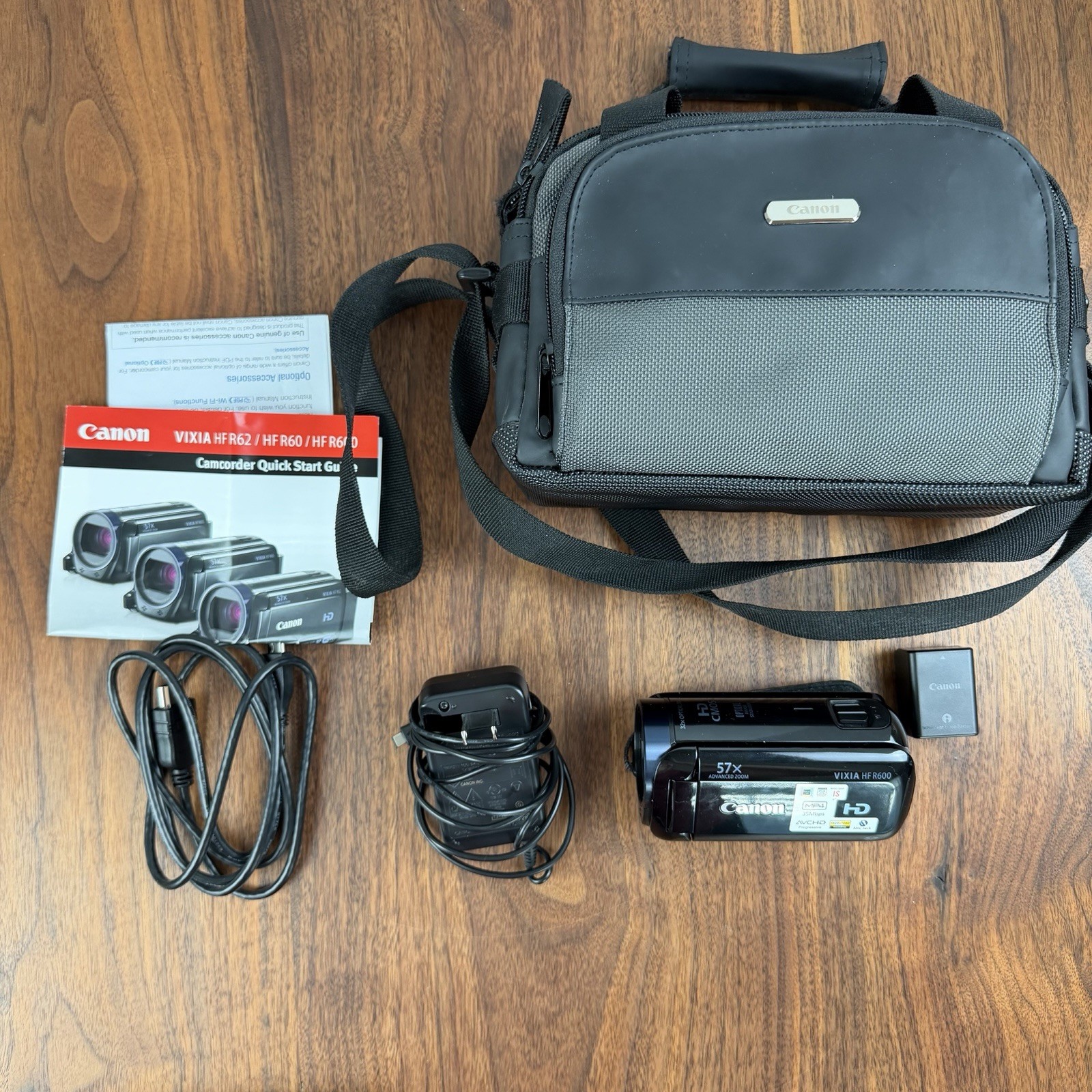 Video Camera 57x Zoom Full Hd 1080p Manual Bag