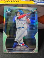 2023 Bowman #BCP-45 Gabriel Martinez Chrome Prospects Lunar Glow Refractors