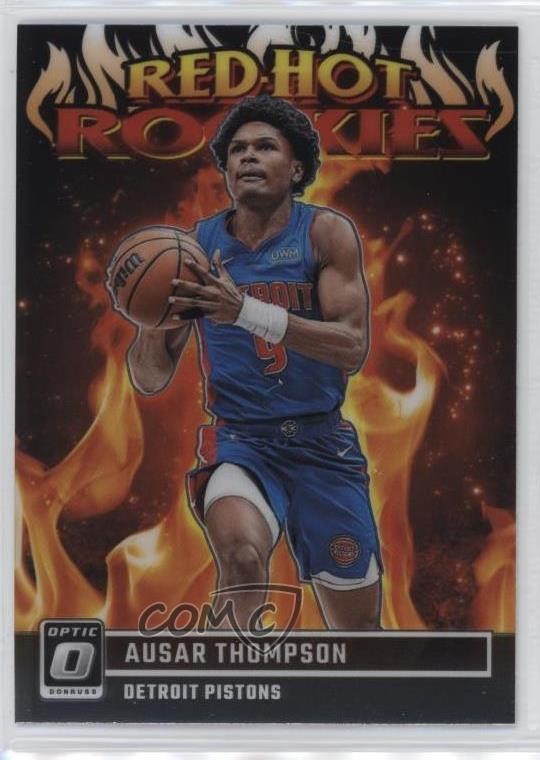 2023-24 Panini Donruss Optic Red Hot Rookies Ausar Thompson #8 RC 12g7
