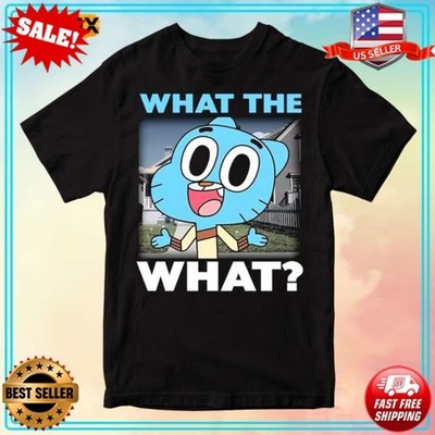 The Amazing World Of Gumball Watterson What The What Neighborhood T-Shirt S-5XL
